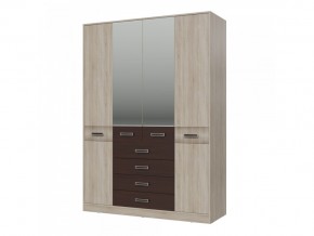 4-4817 Шкаф 4-х дверный с ящиками в Миассе - miass.magazin-mebel74.ru | фото