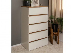 Комод Лотос 600 с 5-ю ящиками Дуб Крафт в Миассе - miass.magazin-mebel74.ru | фото