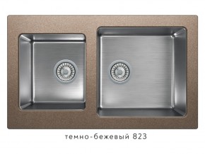 Мойка комбинированная Tolero twist TTS-840 Темно-бежевый 823 в Миассе - miass.magazin-mebel74.ru | фото