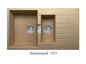 Мойка кварцевая Tolero Loft TL-860 Бежевый 101 в Миассе - miass.magazin-mebel74.ru | фото