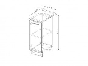 Н 30 Модуль нижний Без Столешницы МН 30 в Миассе - miass.magazin-mebel74.ru | фото