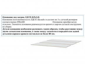 Основание из ЛДСП 0,9х2,0м в Миассе - miass.magazin-mebel74.ru | фото