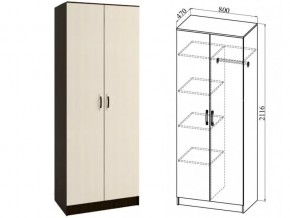 ШКР800.2 Шкаф 2х-створчатый комби в Миассе - miass.magazin-mebel74.ru | фото