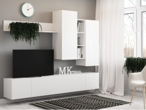 Стенка НМ-001 Сканди МДФ фасад белый в Миассе - miass.magazin-mebel74.ru | фото